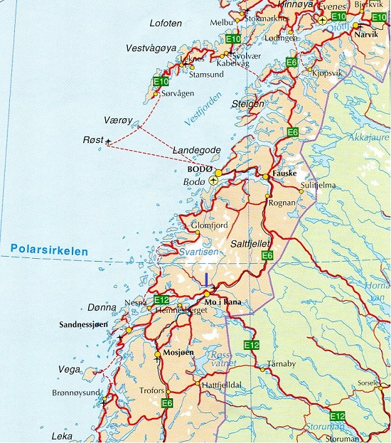 Варде норвегия карта